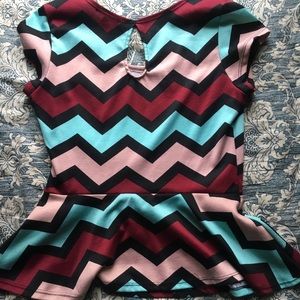 Charlotte Russe Peplum Top